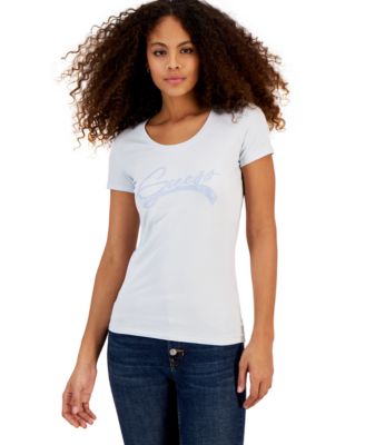 GUESS - Women's Eco-Friendly Adelina Rhinestone T-Shirt