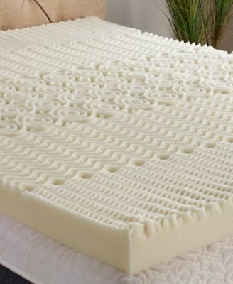 5 Zone 3" Memory Foam Mattress Topper, Twin XL