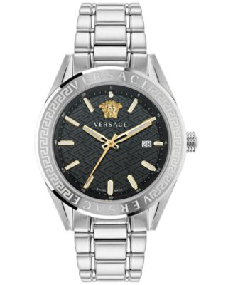 Versace - Men's Swiss V-Code Stainless Steel Bracelet Watch 42mm