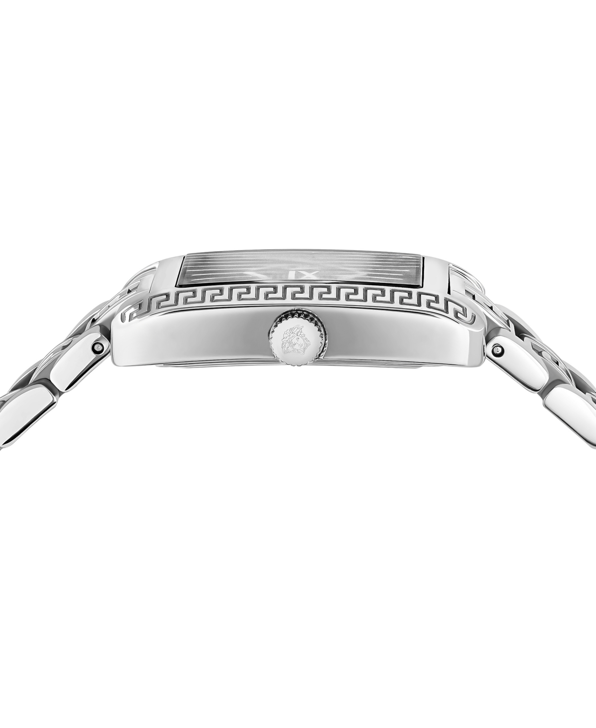 Shop Versace Women's Swiss Tonneau Stainless Steel Bracelet Watch 23x33mm