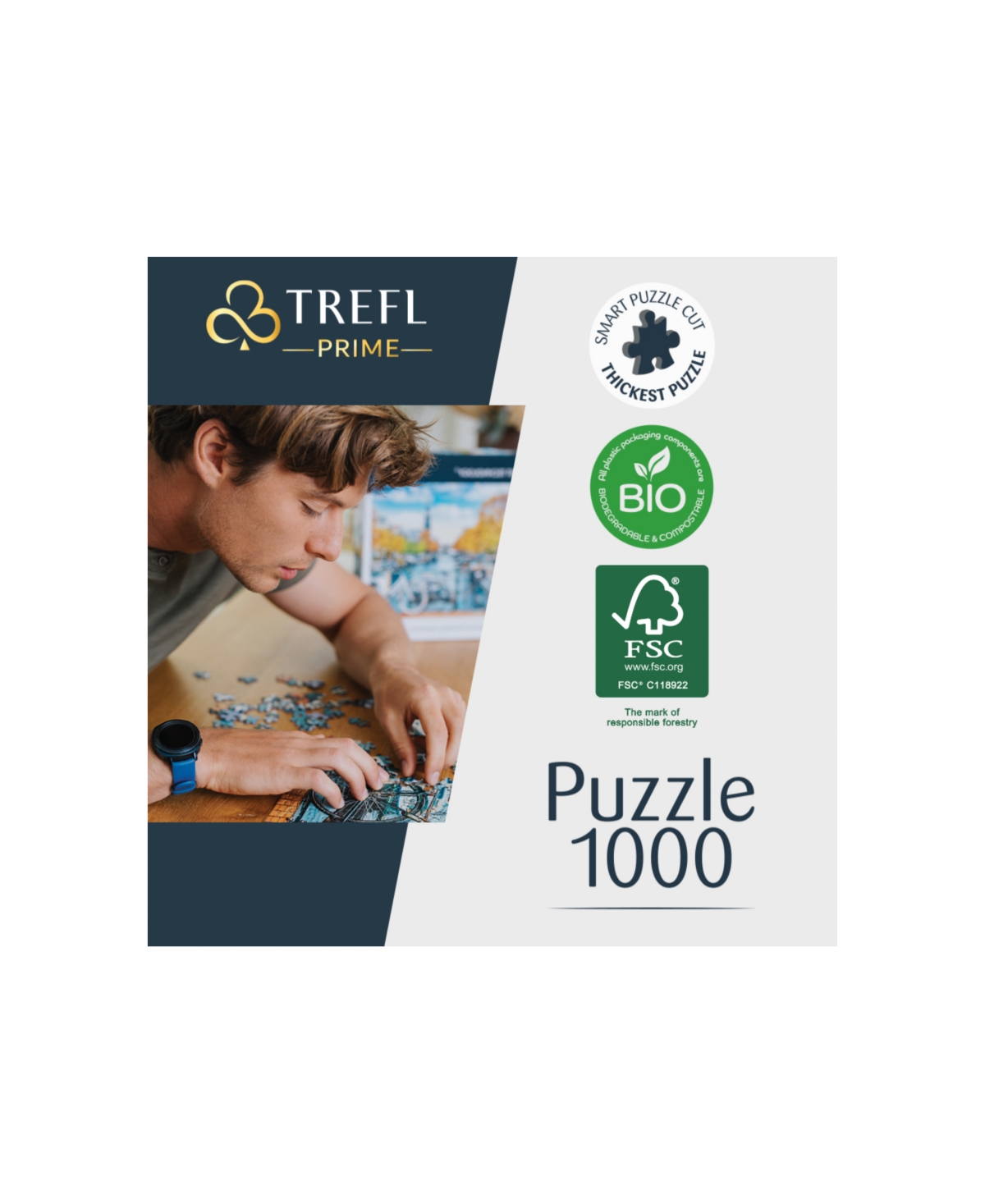 Shop Trefl Prime 1000 Piece Puzzle- Coulor Splash Cubic Gradient In Multi