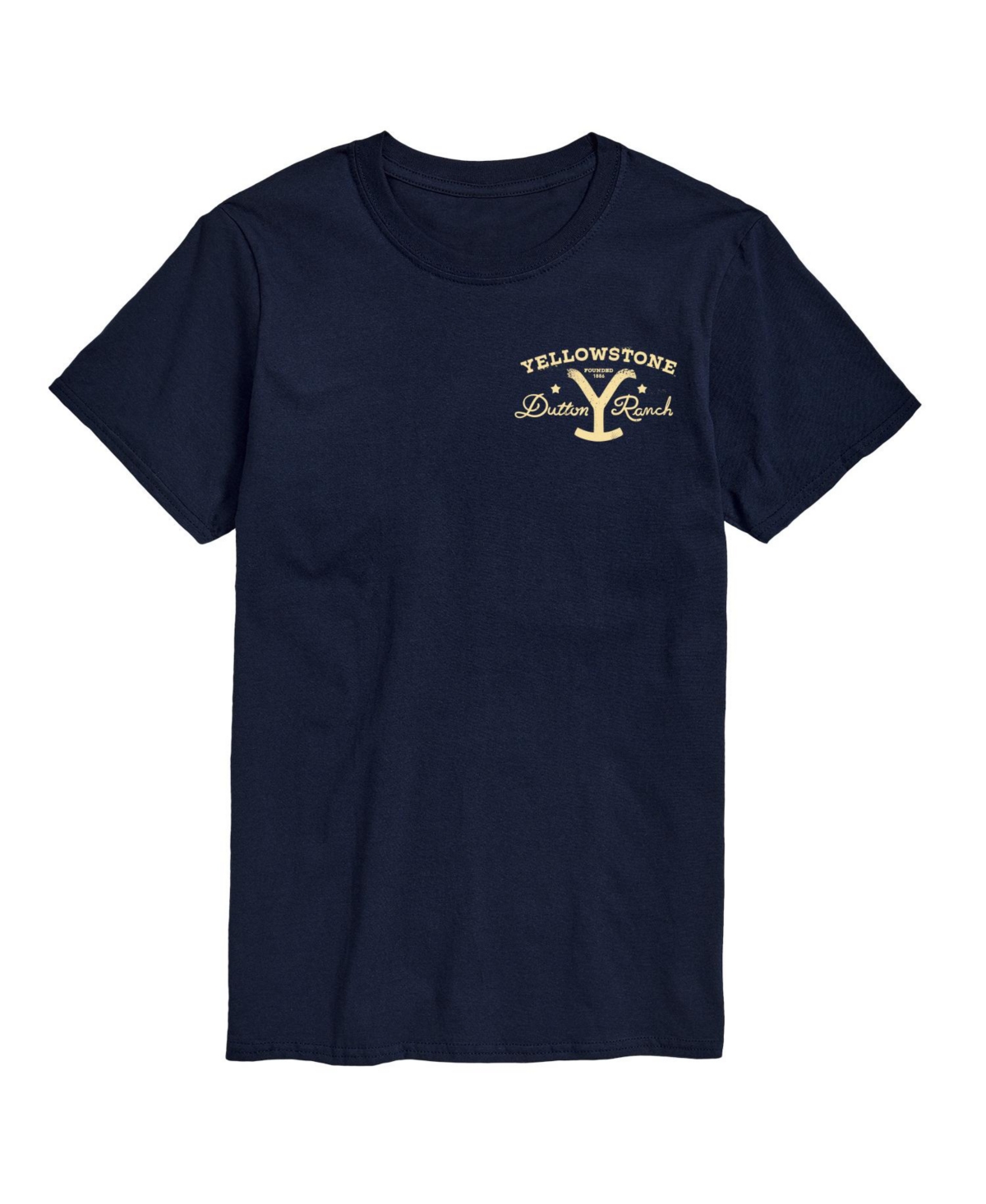 Airwaves Men's Yellowstone Short Sleeve T-shirt In Blue