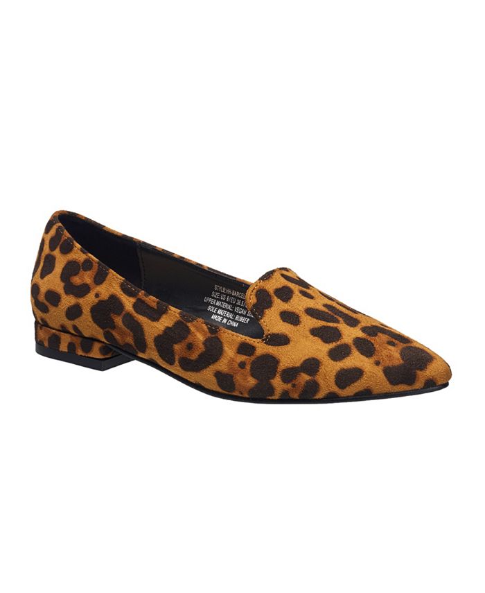 Macys shop leopard flats