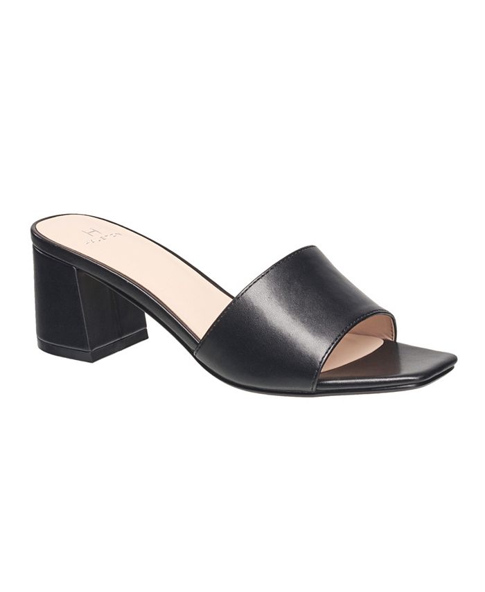 French Connection H Halston Women's Yasmine Embellished Evening Mules ...