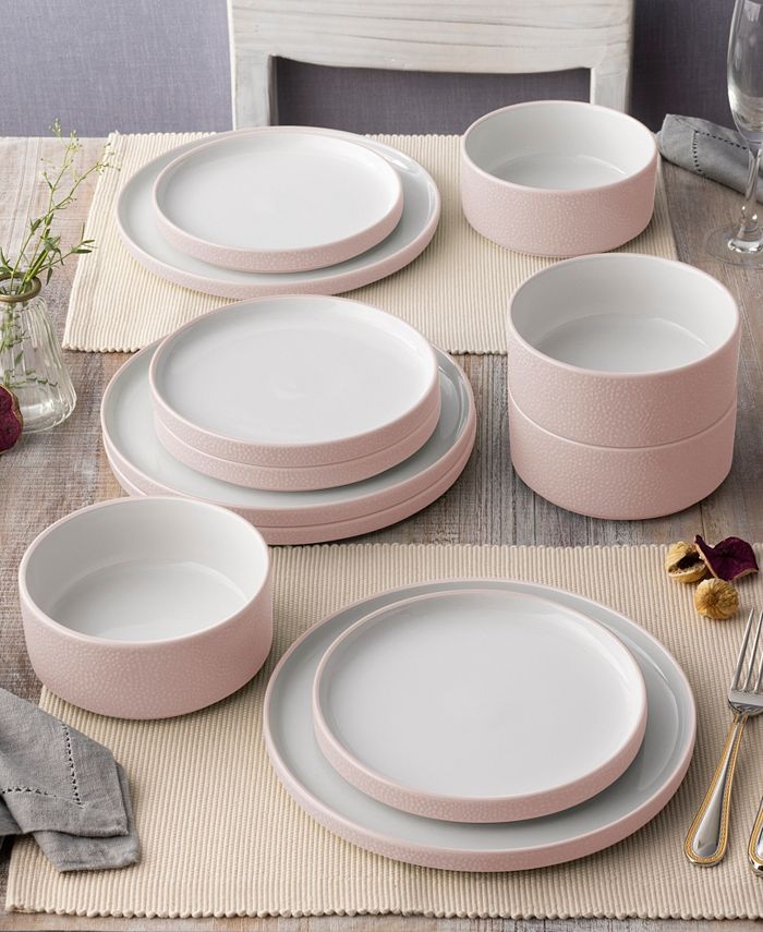 Noritake Colortex Stone 12 Pc. Dinnerware Set, Service for 4 Macy's