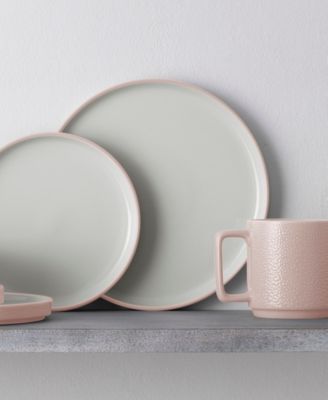 Colortex Stone Stax Dinner Plates, Set of 4