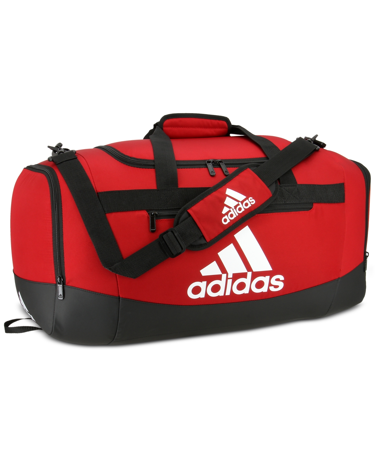 Shop Adidas Originals Men's Defender Iv Medium Duffel Bag In Team Power Red
