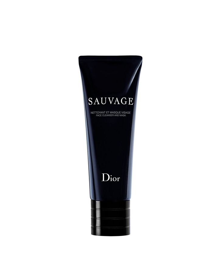 DIOR Men's Sauvage Face Cleanser & Mask, 4 oz., Created for Macy's - Macy's