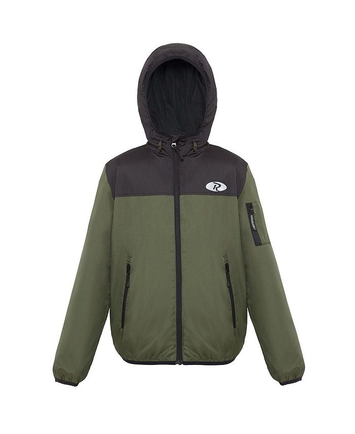 Rokka&Rolla Little and Big Boys' Lightweight Windbreaker hooded Jacket
