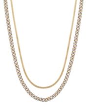 Macy's herringbone necklace new arrivals