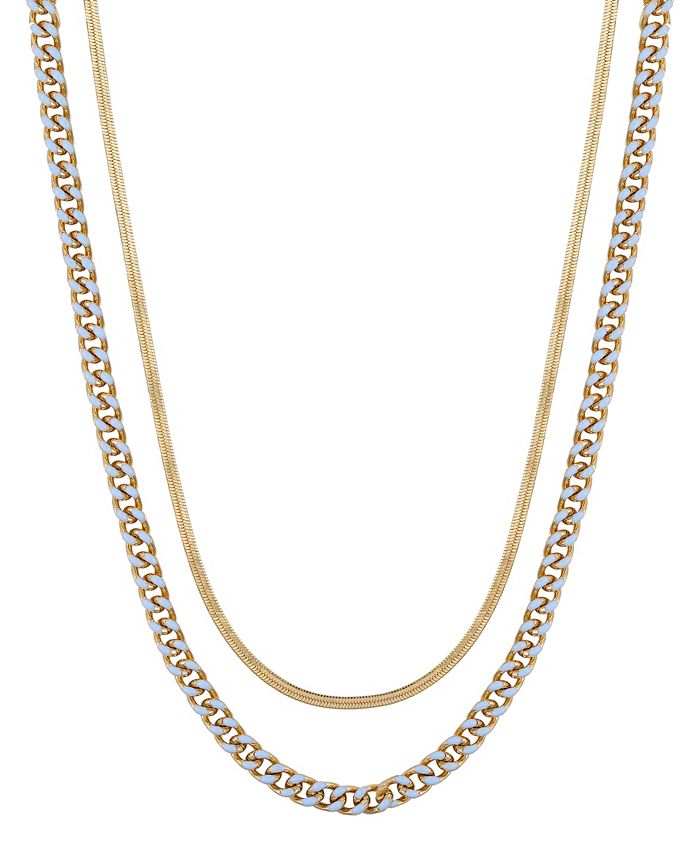 Macy's clearance herringbone necklace