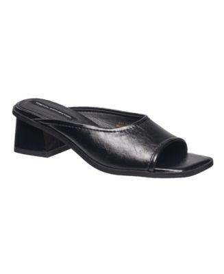 Millie Black Leather Mules FINAL SALE  Mule shoes outfit, Black leather  mules, Black mules outfit