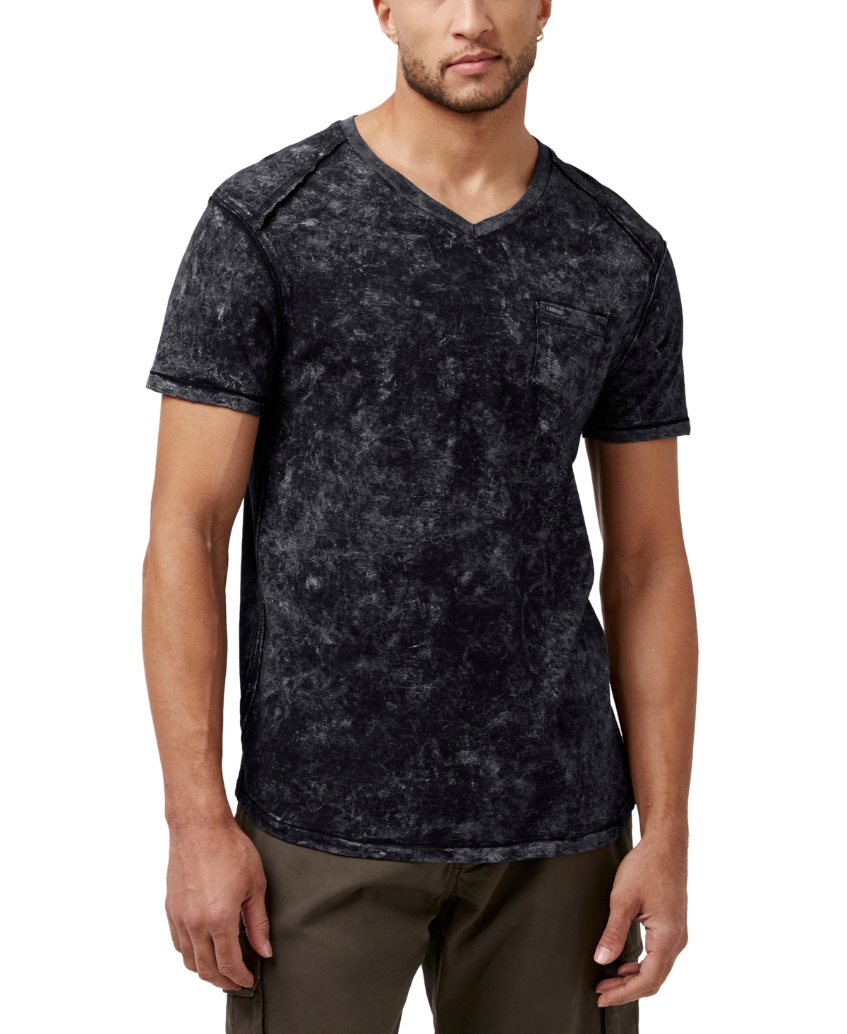 Buffalo David Bitton Men's Short Sleeves Kamiz T-shirt In Black