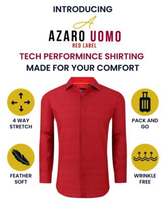 Men's Geometric Four-Way Stretch Button Down Shirt