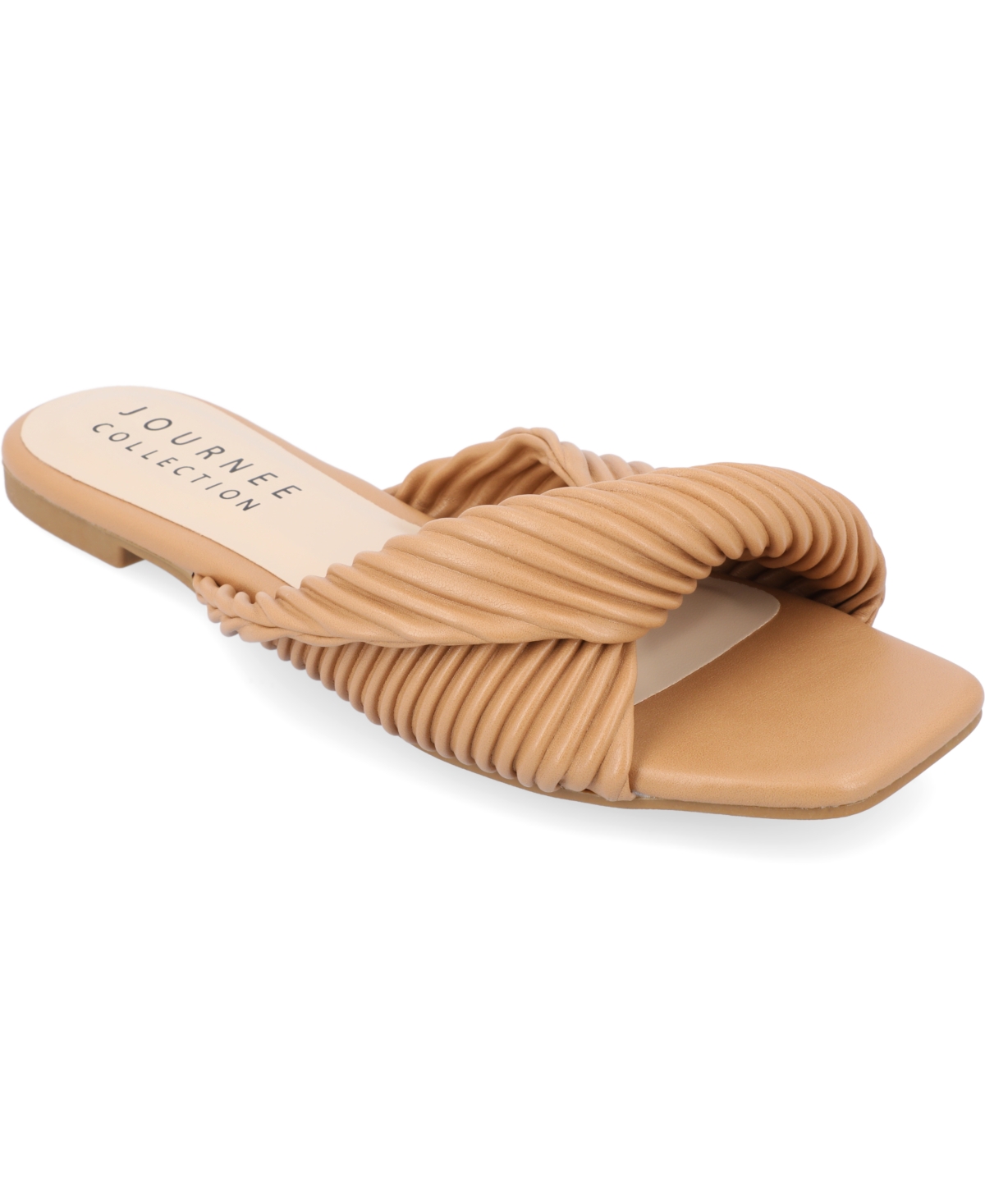Journee Collection Collection Women's Tru Comfort Foam Emalynn Sandals In Tan