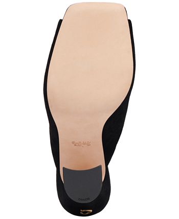 COACH Laurence High Heel Dress Mule Sandals - Macy's