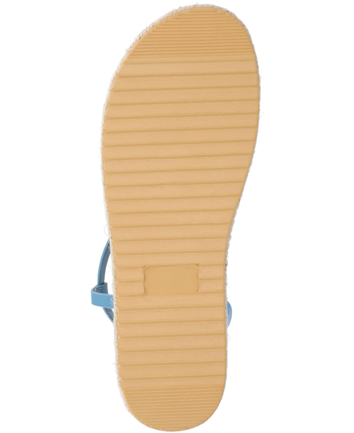 Женские сандалии Journee Collection Odelia Espadrille Platform, цвет: Синий — фото 5