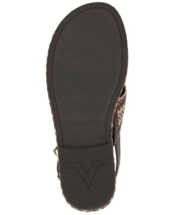 Baskets Plates Vince Camuto Rayées Tissées - Taille 10 M (40.5 EU) - Doublure Cuir - Occasion