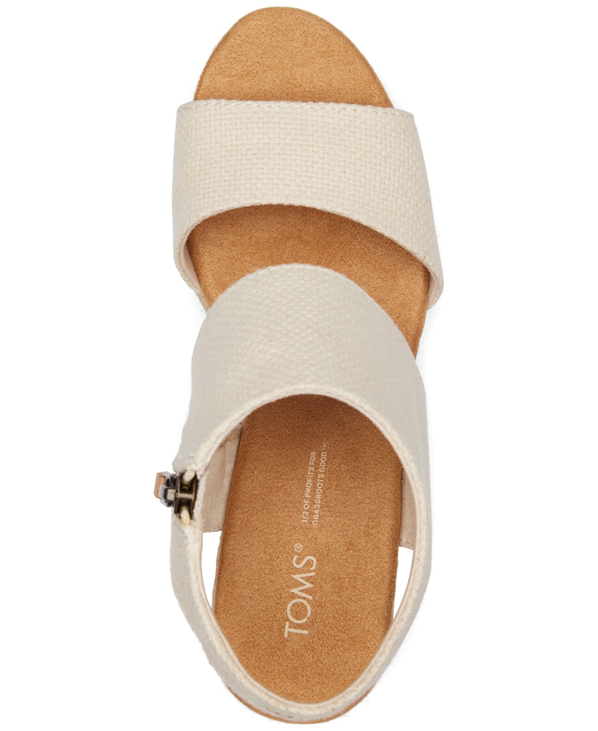 Shop Toms Women's Majora Platform City Sandals In Natural Basket Weave