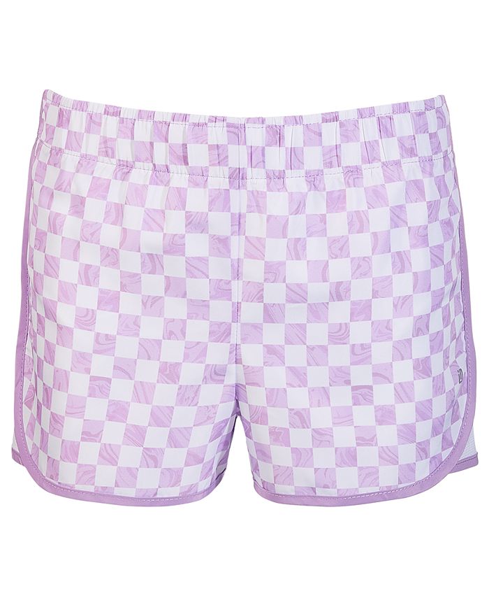 ID Ideology Big Girls Pull-On Checkerboard Short, Created for Macy's ...