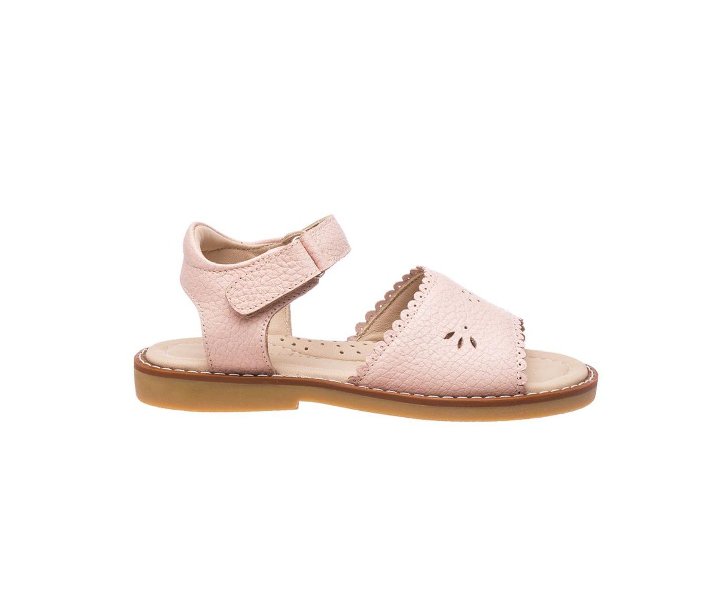 Сандалии Elephantito Classic Sandal with Scallop для девочек, цвет: Розовый — фото 2
