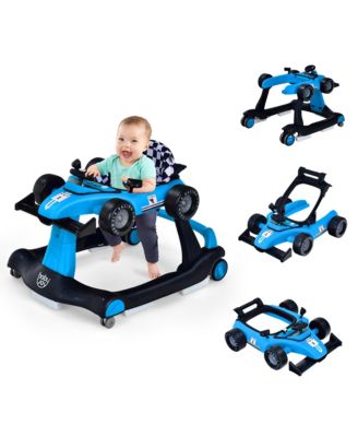 Baby 4-in-1 Walker Foldable Activity Push Walker Adjustable