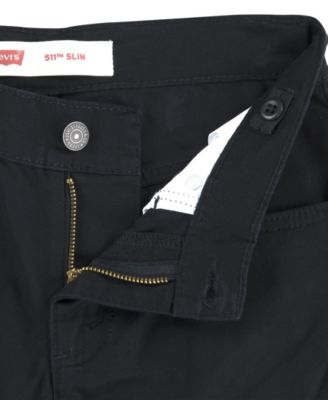 Big Boys 511 Slim Fit 5-Pocket Sueded Pants