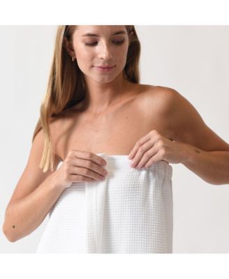 Women's Waffle Terry Bath Wrap