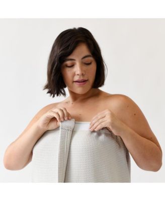 Women's Waffle Terry Bath Wrap