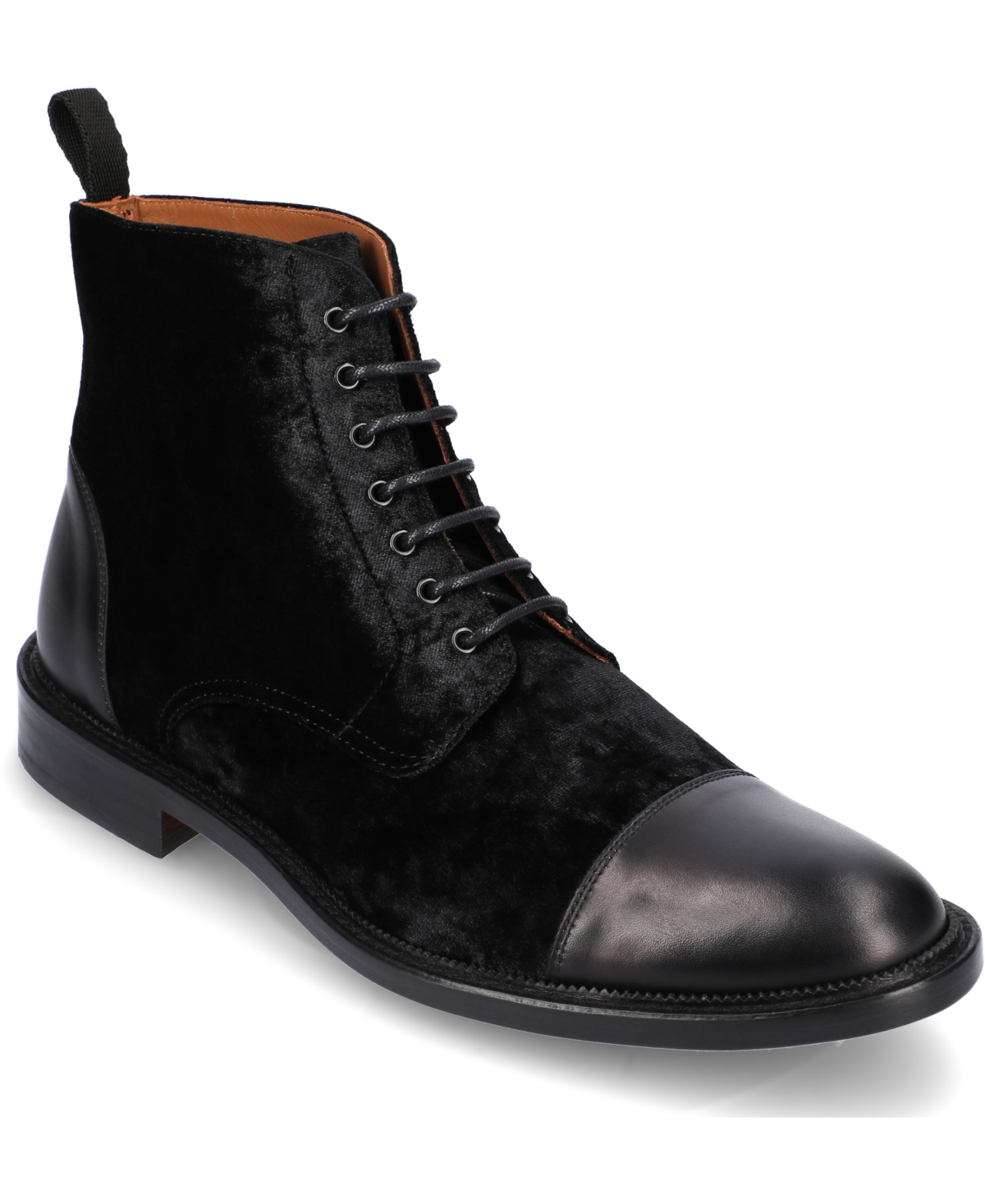 Shop Taft Men's The Jack Boots In Black Velour
