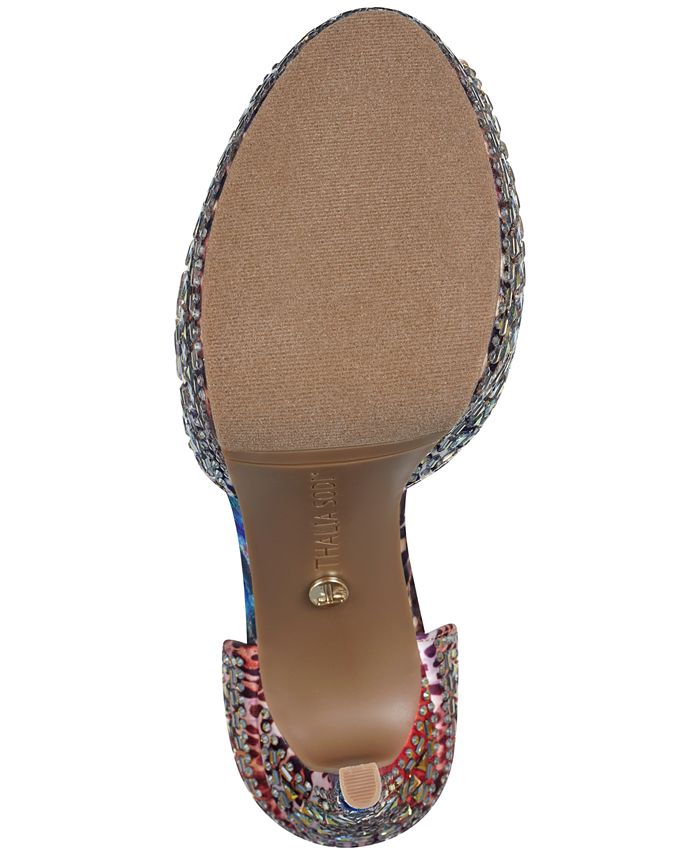 Thalia Sodi Women's Chace Embellished Platform Pumps Macy's
