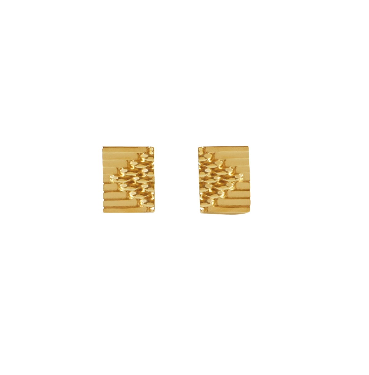 Tex Rex Stud Earrings - Gold