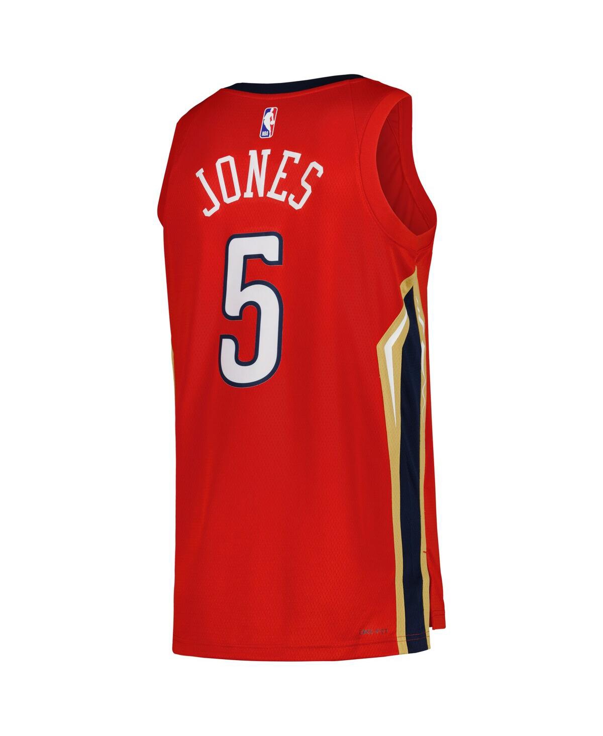 Men's Jordan Herbert JonesNew Orleans Pelicans Replica Swingman Jersey - Statement Edition - Red