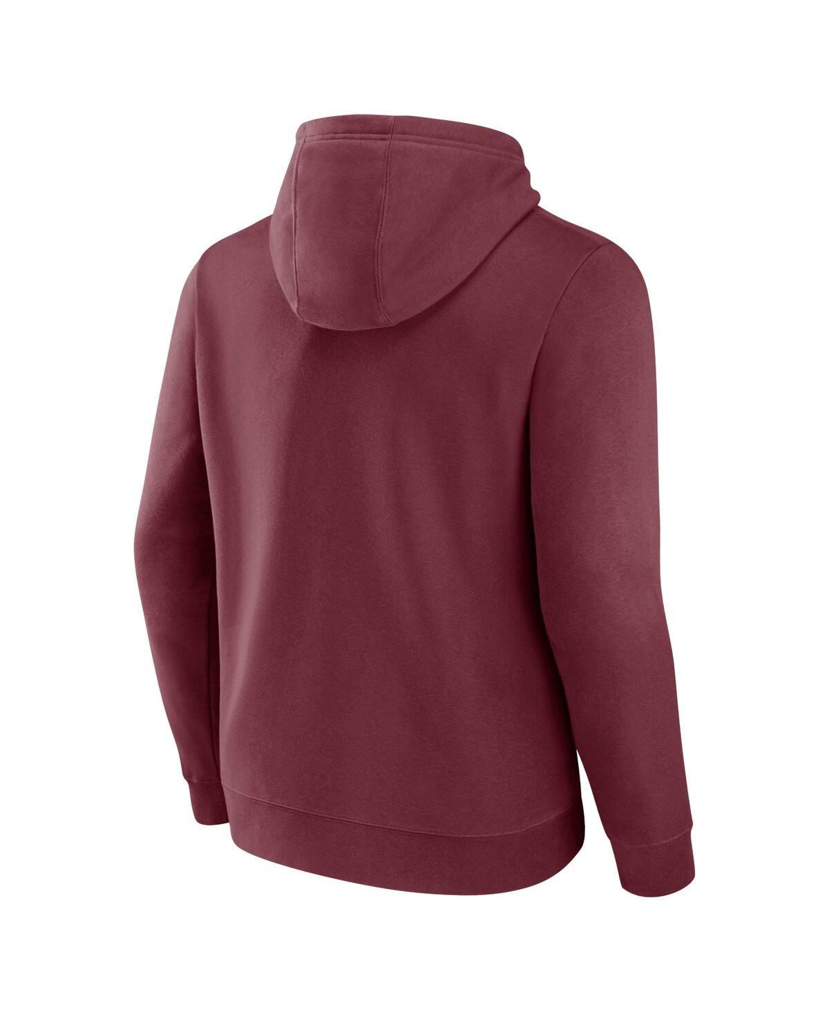 Fanatics Branded Maroon Texas A&m Aggies Arch & Logo Tackle Twill Pullover Hoodie In Maroon