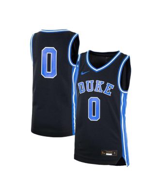 Youth Boys #0 Black Duke Blue Devils Icon Replica Basketball Jersey