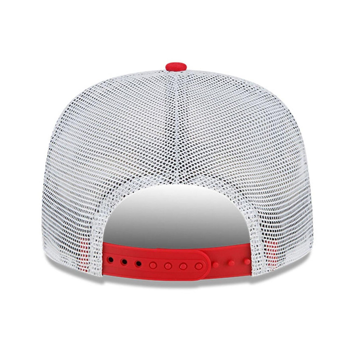 Men's Red, White Kyle Larson Golfer Snapback Adjustable Hat
