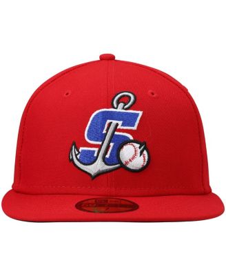 Men's Red Stockton Ports Authentic Collection Team Home 59FIFTY Fitted Hat