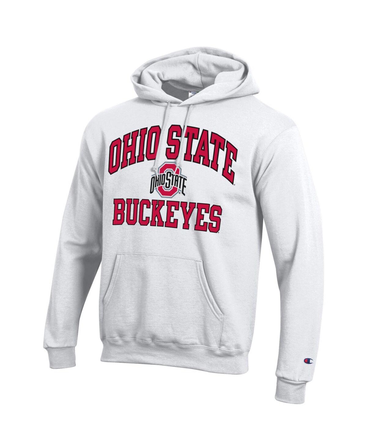 Men's ChampionOhio State Buckeyes High Motor Pullover Hoodie - White