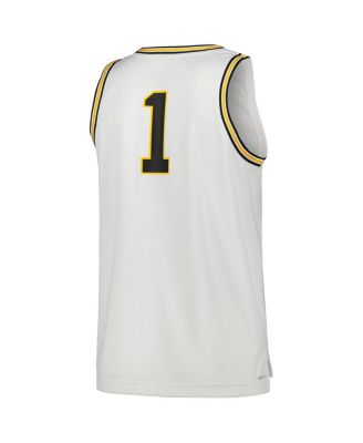 Men's #1 White Villanova Wildcats Replica Basketball Jersey