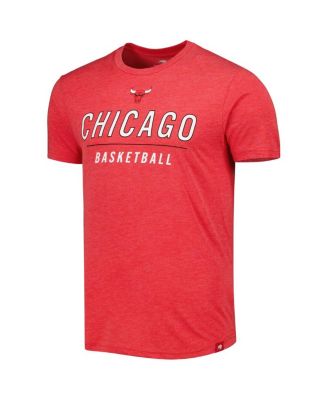 Men's and Women's Red Chicago Bulls Turbo Tri-Blend T-shirt