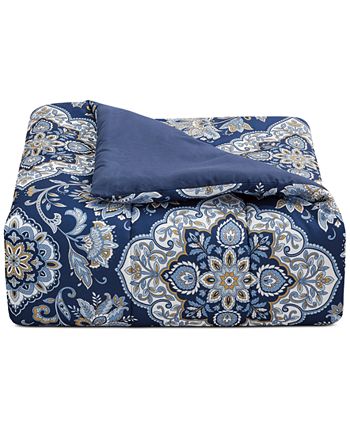 Classic Damask 3-Pc. Comforter Set, Created for Macy's