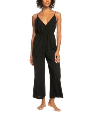 Roxy - Juniors' Never Ending Summer Flare-Leg Jumpsuit