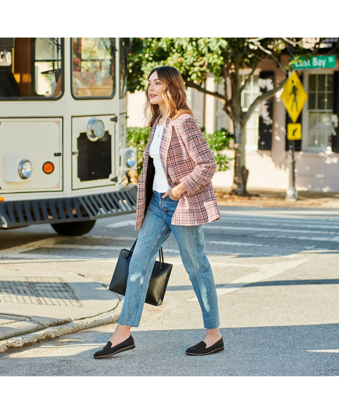 Женские туфли LifeStride Zee Slip On Penny, цвет: Чёрная искусственная кожа / Искусственный лаковый — фото 8