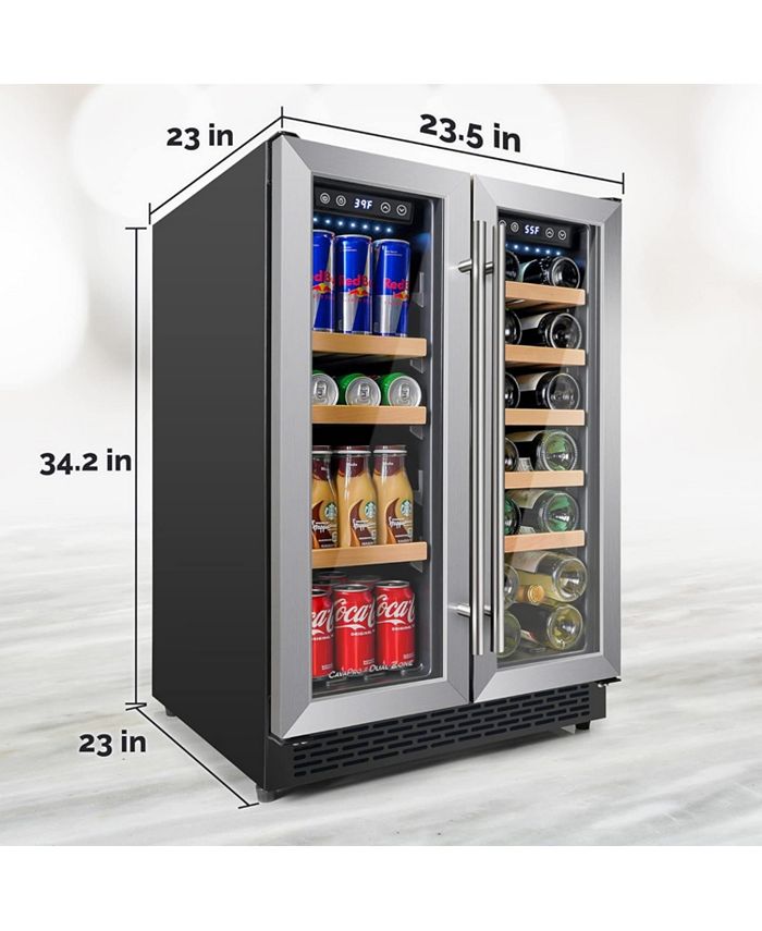 Zulay Kitchen CavaPro Dual Zone Wine Cooler Refrigerator Macy's