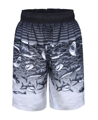 Boys 4-Way Stretch Quick Dry Board Shorts Swim Trunks with Mesh Lining UPF50+