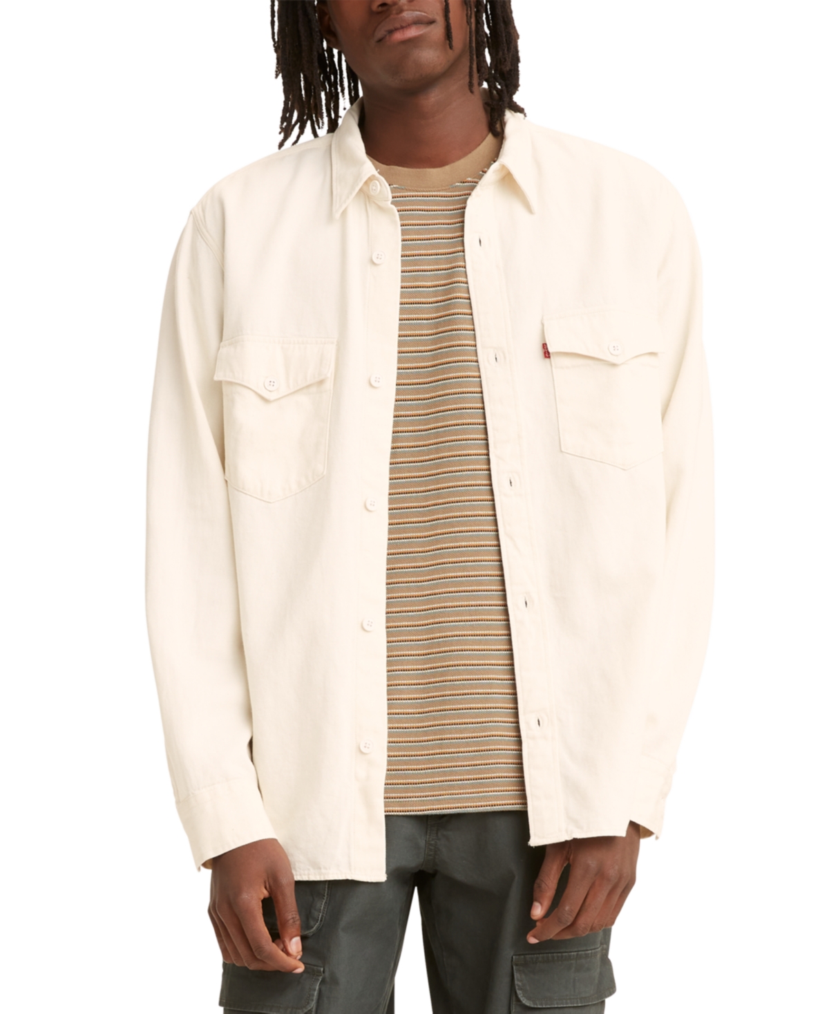 Levi's Pocket Detail Shirt In Fresh Ecru