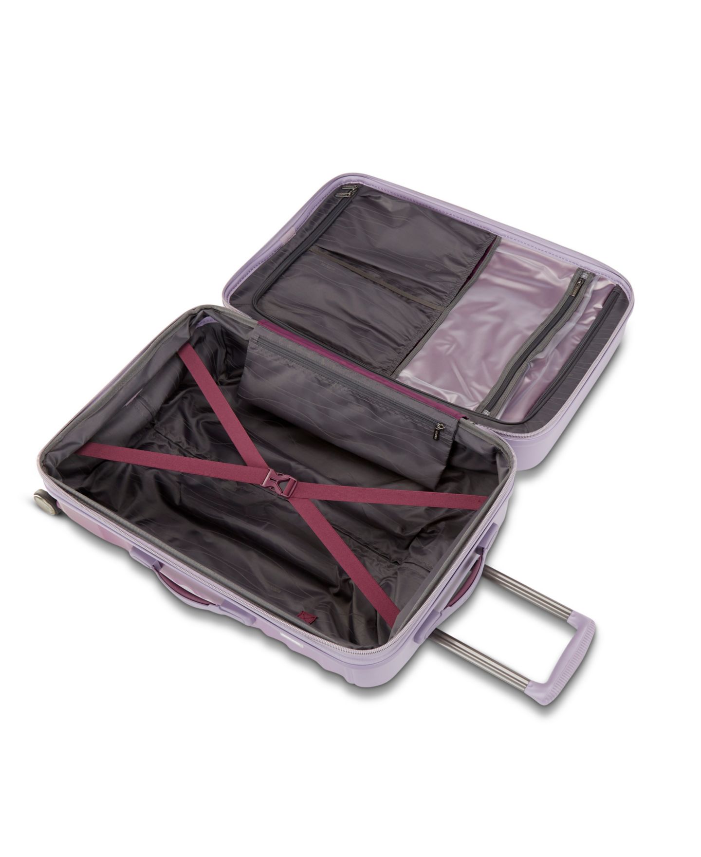 Чемодан American Tourister Cascade Extra Large Check-in Spinner, цвет: Фиолетовый мглистый — фото 2