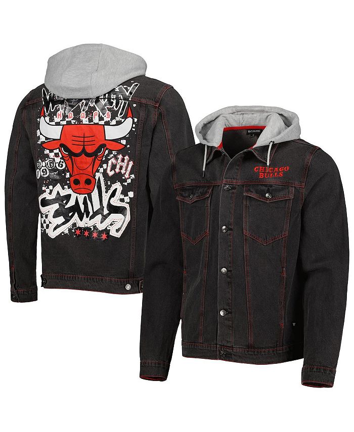 Chicago bulls denim jacket hot sale