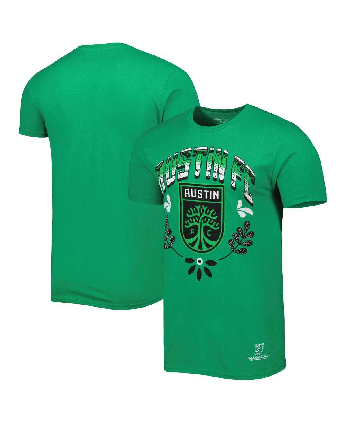 Mitchell & Ness Men's  Green Austin Fc Serape T-shirt In Green