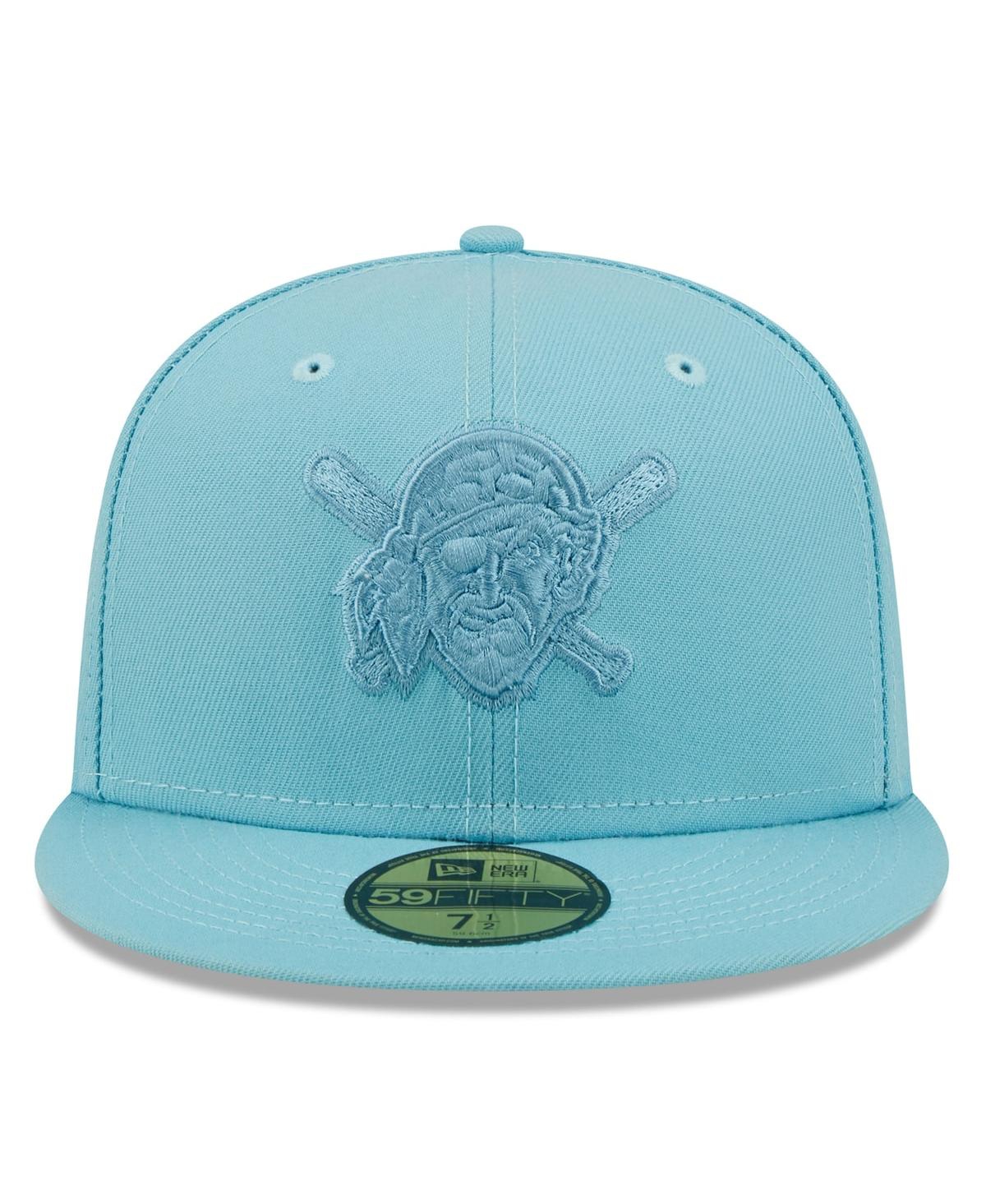 Shop New Era Men's  Light Blue Pittsburgh Pirates Color Pack 59fifty Fitted Hat